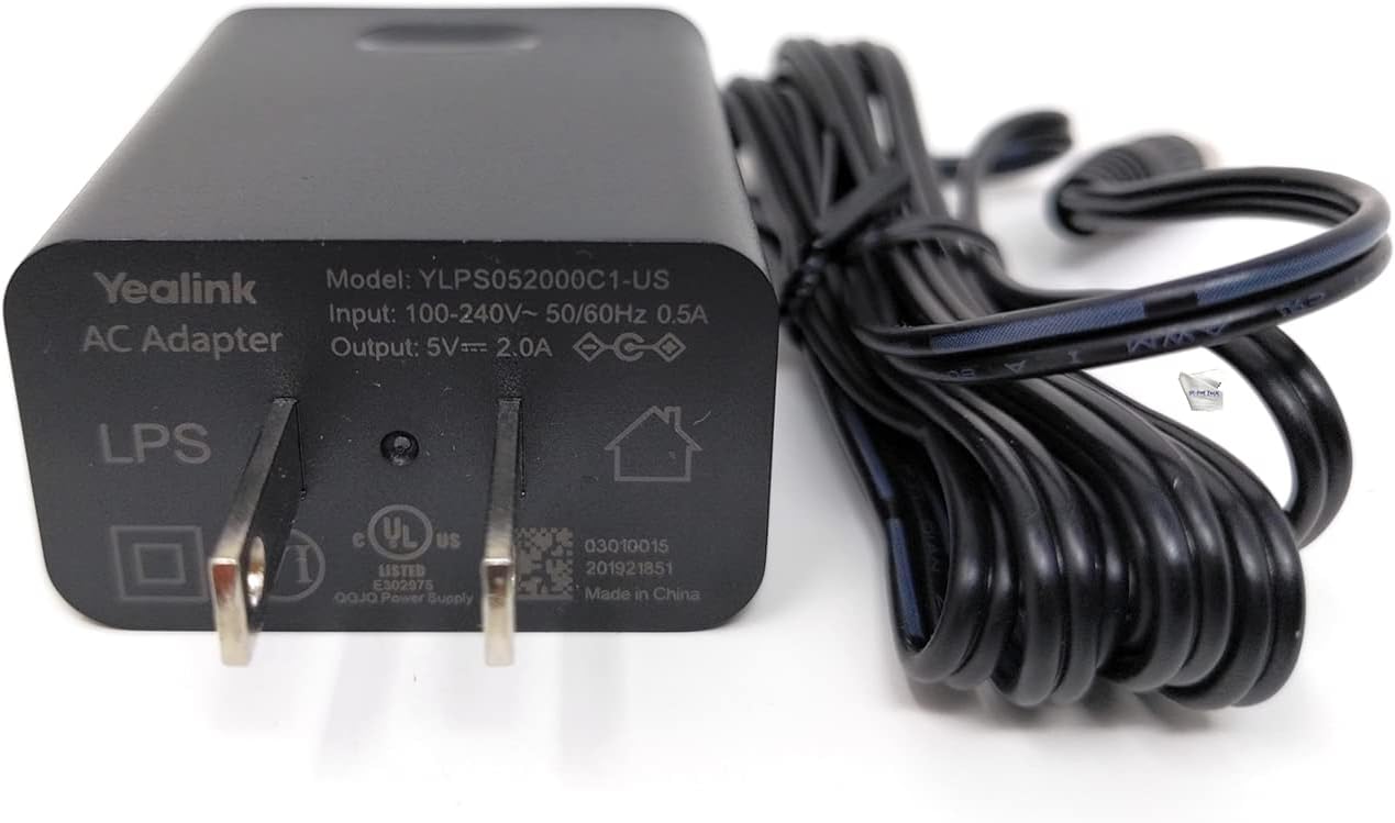 Yealink Power Adapter 5V 2A (PS5V2000US)